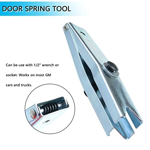 Door Hinge Pin Bushing Repair Kit + Spring Tool for Chevy GMC C1500 C2500 K1500