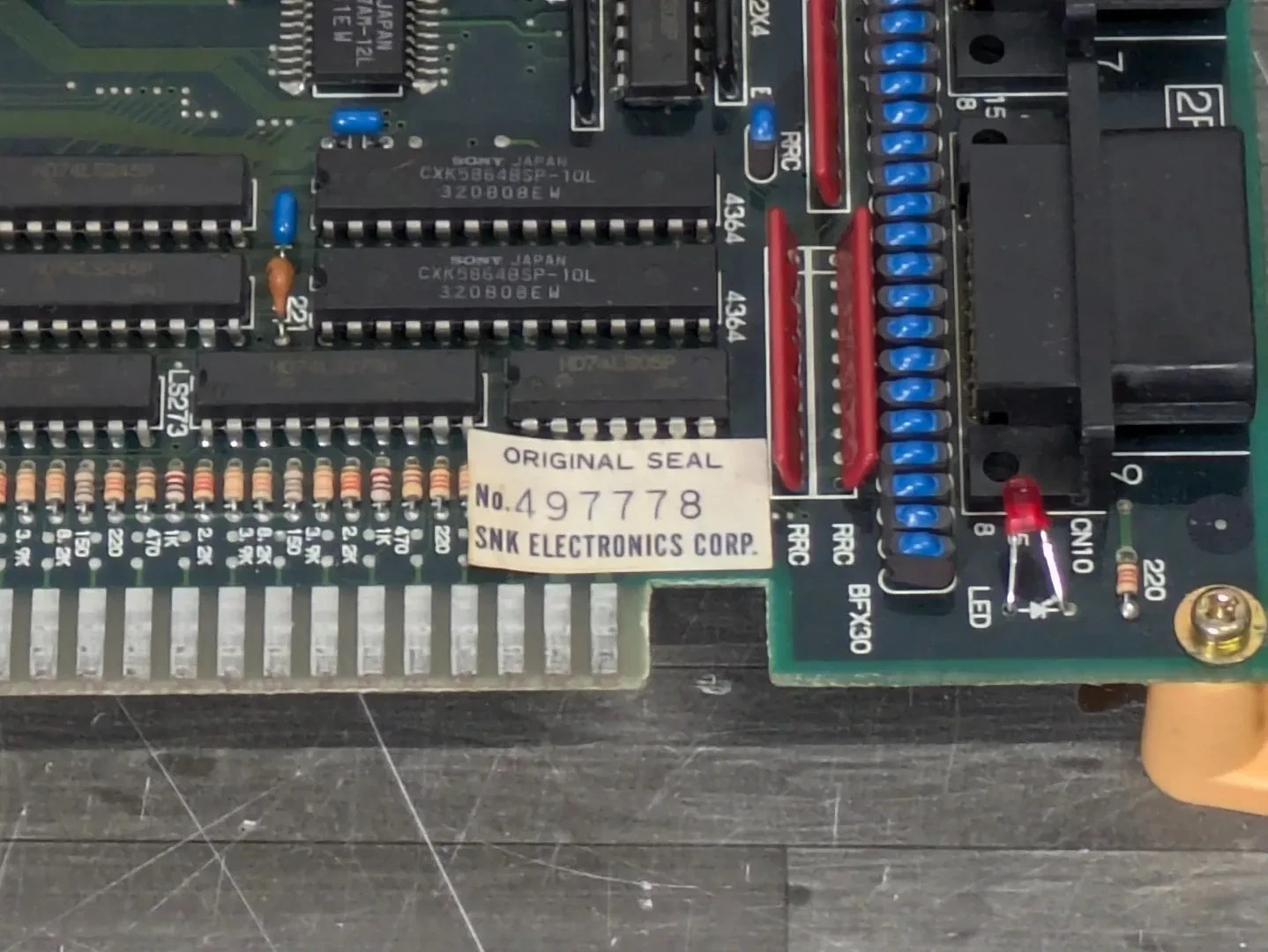 SNK MVS NEO GEO Real Bout Fatal Fury Special Cartridge w/NEO-MVH SLOT1F JAMMA