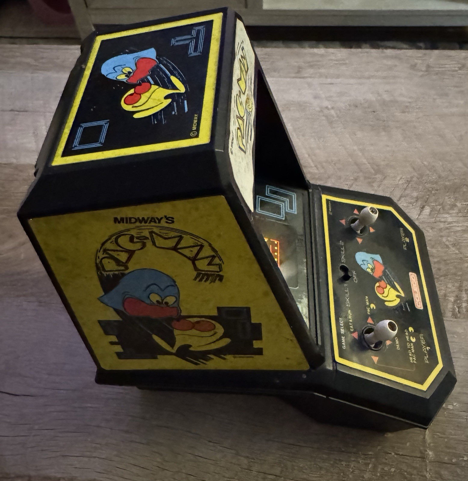 Coleco Pac-Man Tabletop Arcade Machine 1981 Vintage Electronic Game