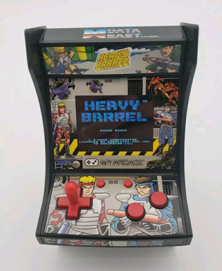 My Arcade DGUNL-3205 Heavy Barrel Micro Player Retro Arcade Machine 6” Game