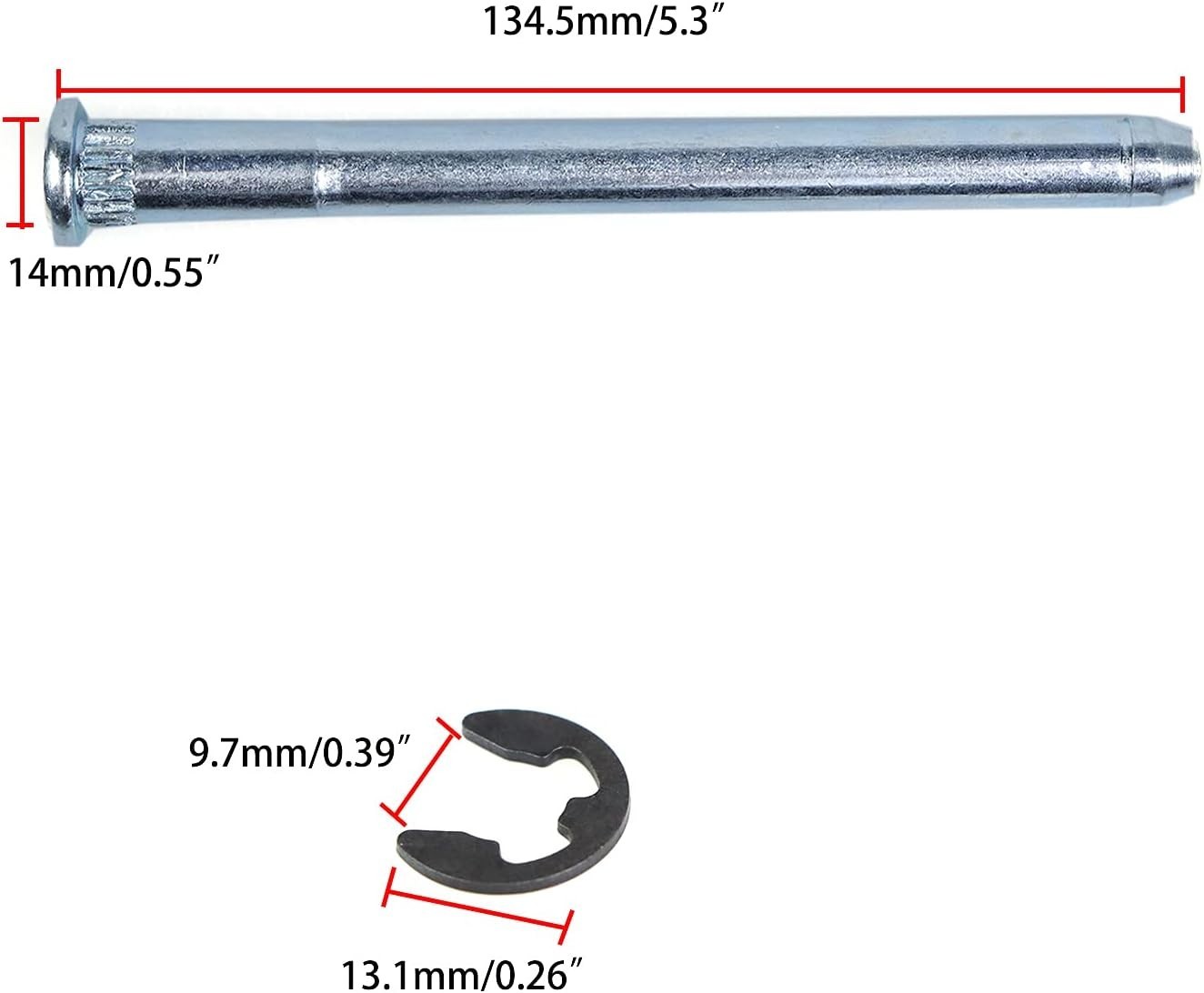 Door Hinge Pin and Bushing Repair Kits Compatible with 1988-2002 Chevy GMC