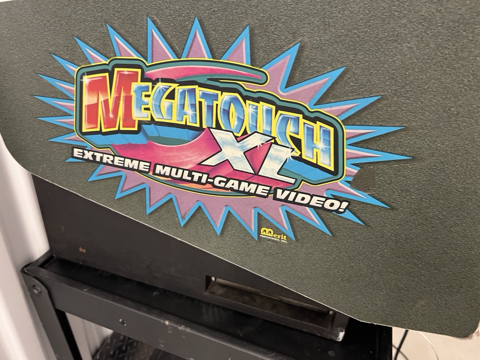 ORIGINAL MEGATOUCH XL EXTREME ARCADE BAR TOP COIN OP VIDEO GAME & Cash Exotic