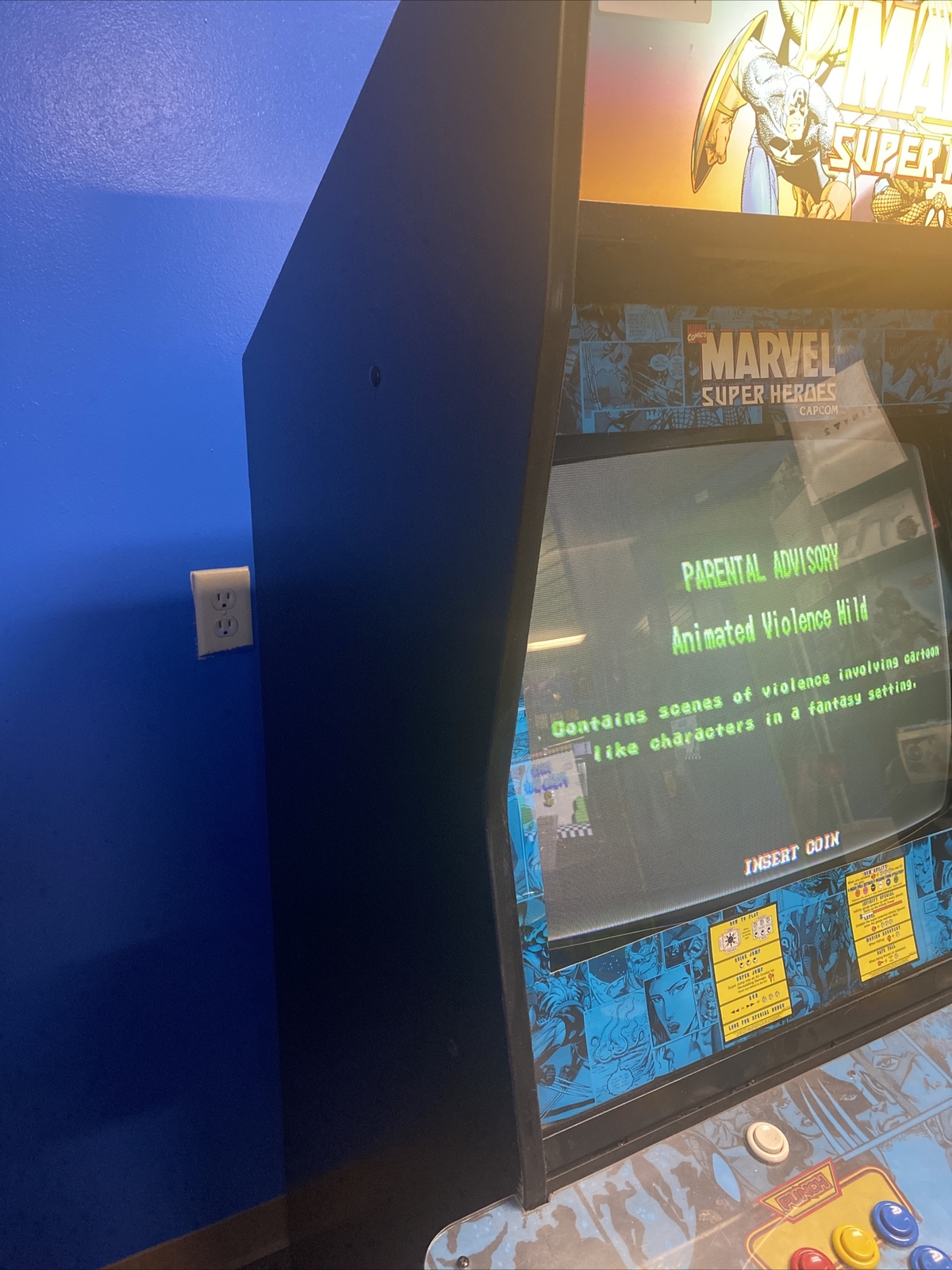 Marvel Super Heroes – Authentic Arcade Machine Working!! —See Details for more!