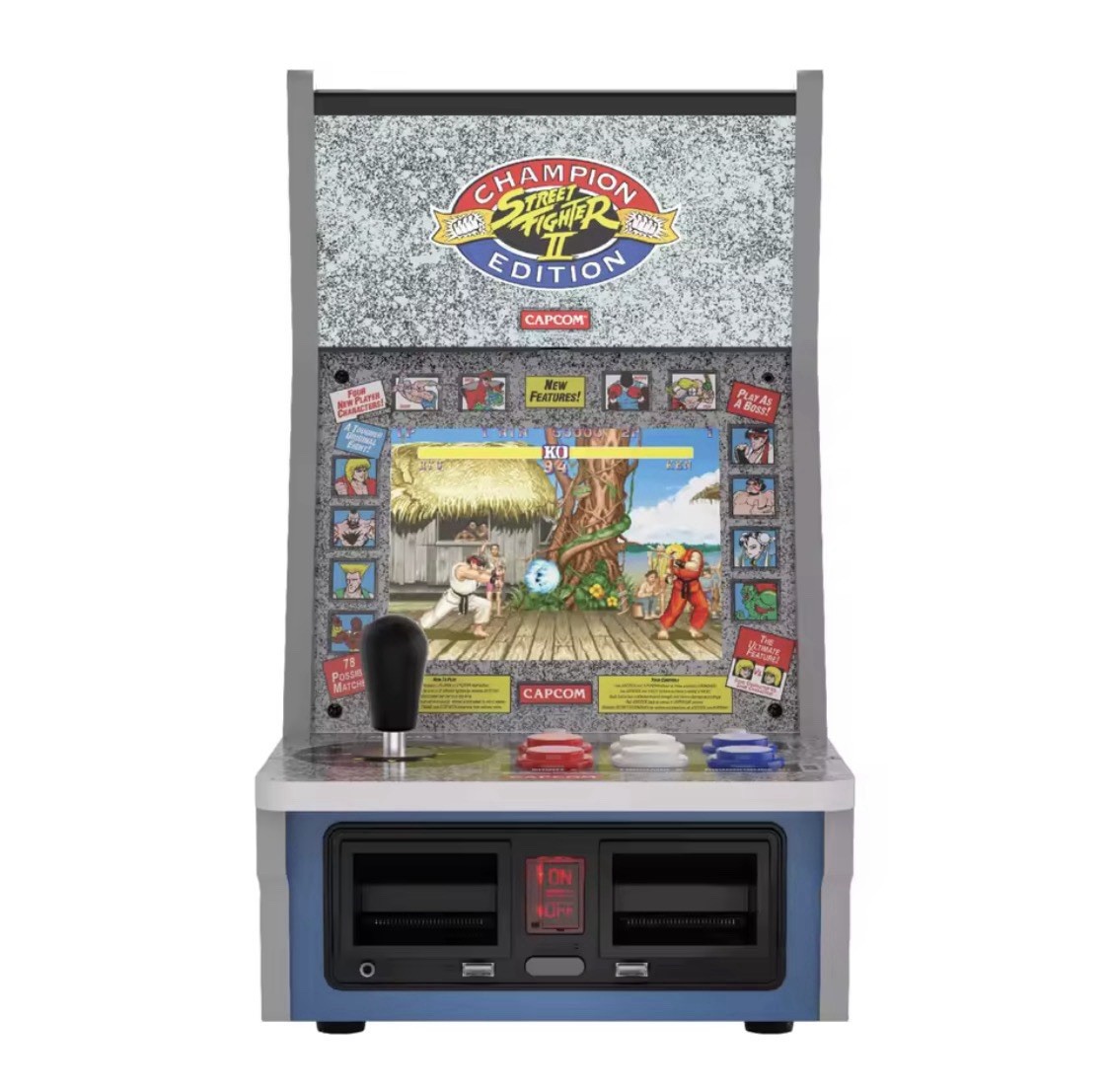 Evercade Alpha Street Fighter Bartop Arcade 8” IPS Capcom Pre-Assembled New