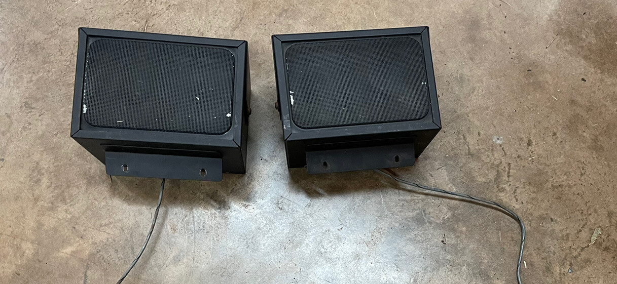 sega ghost squad Deluxe arcade speaker Set Right And Left Tested Work Well