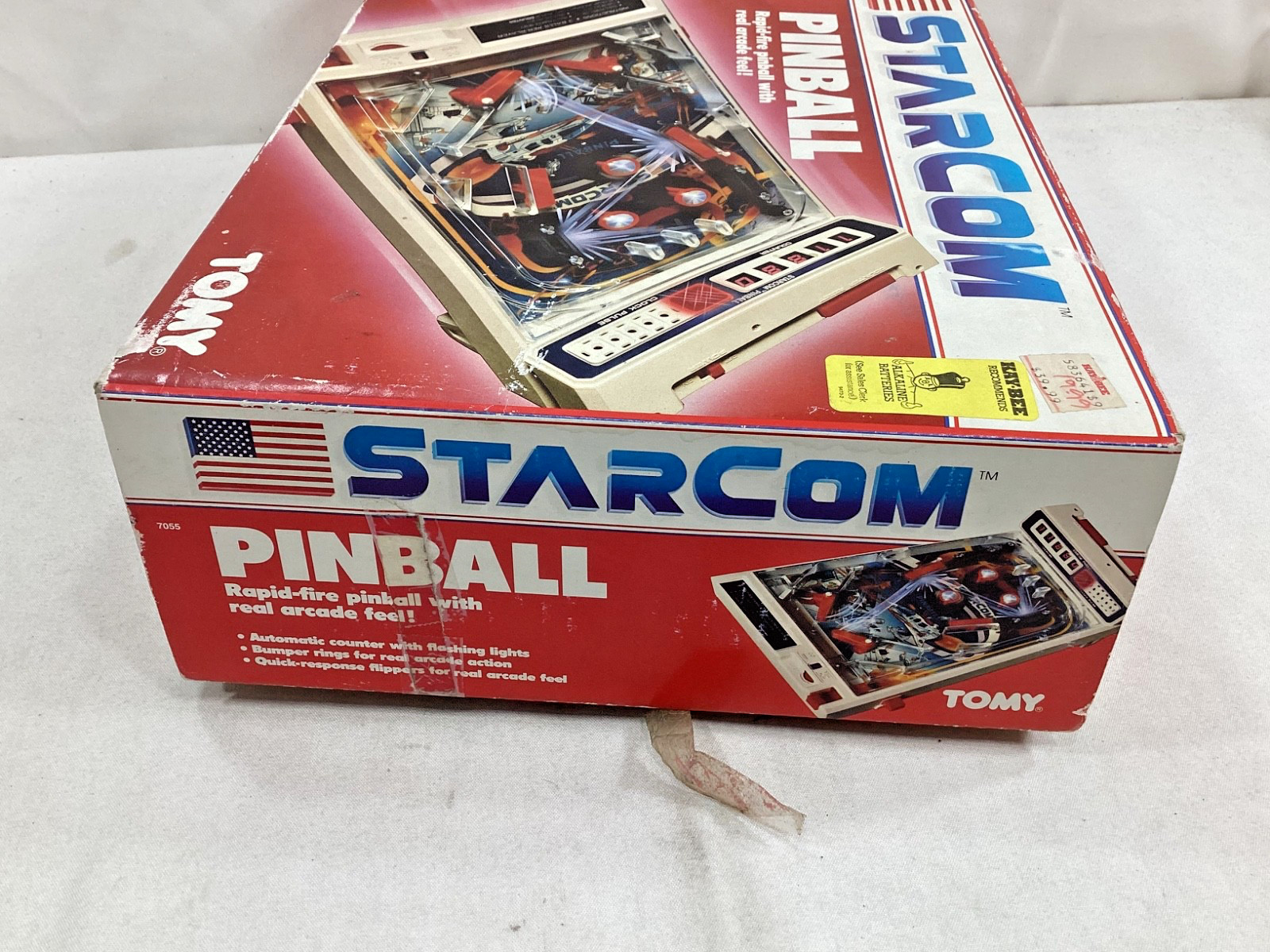 1987 Vintage Tomy Starcom Pinball Game Arcade Complete WORKING Boxed FREESHIP