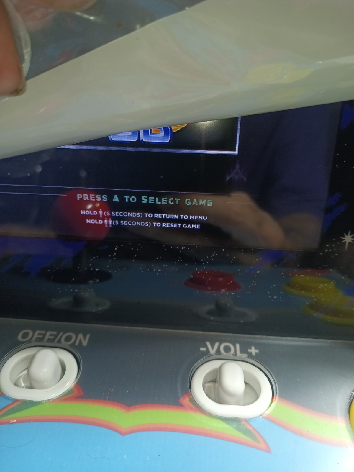 ARCADE1UP Galaga Countercade GAL-C-09429-WM 2 Games