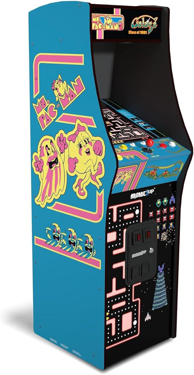 ARCADE1UP Class of 81’ Deluxe Arcade Machine for Home – 5 Feet Tall – 12 Classic