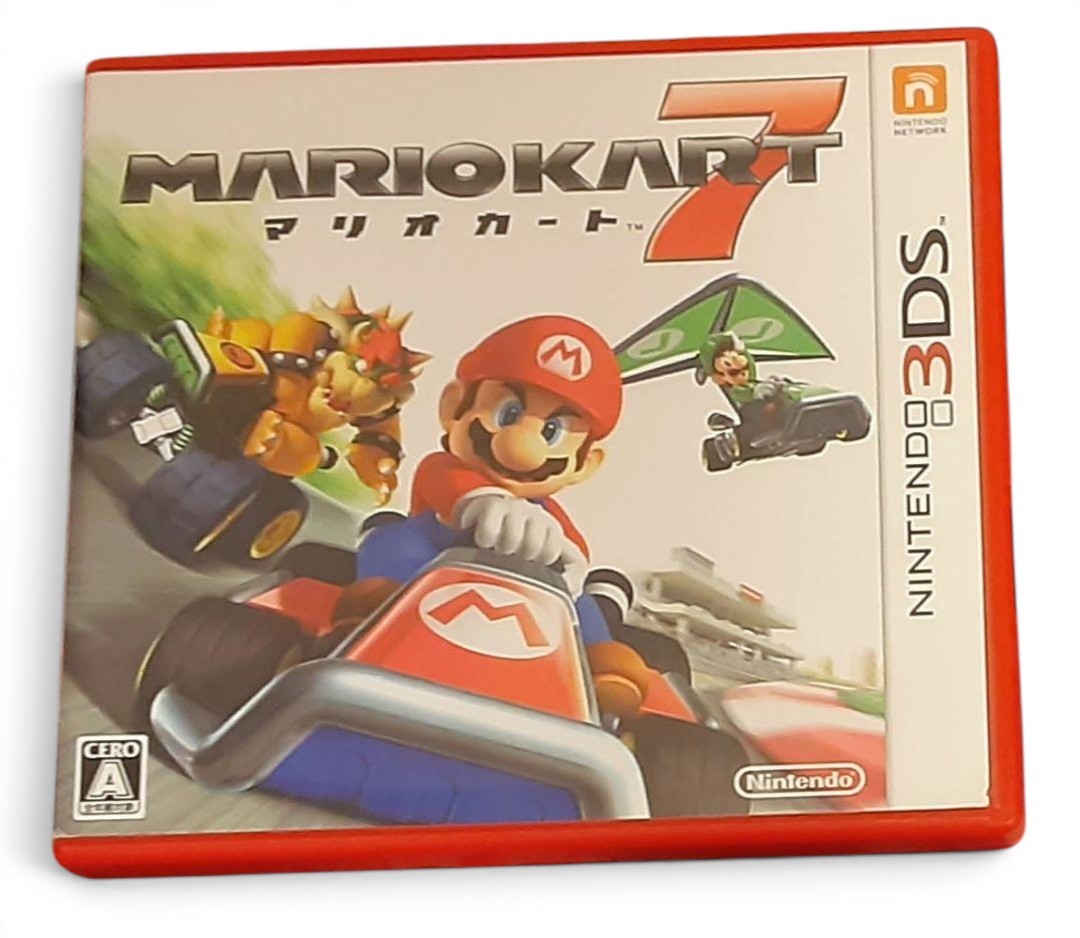 Nintendo 3DS LL XL Mario Silver NTT Limited 100 System Mario Kart 7 Tested FAST