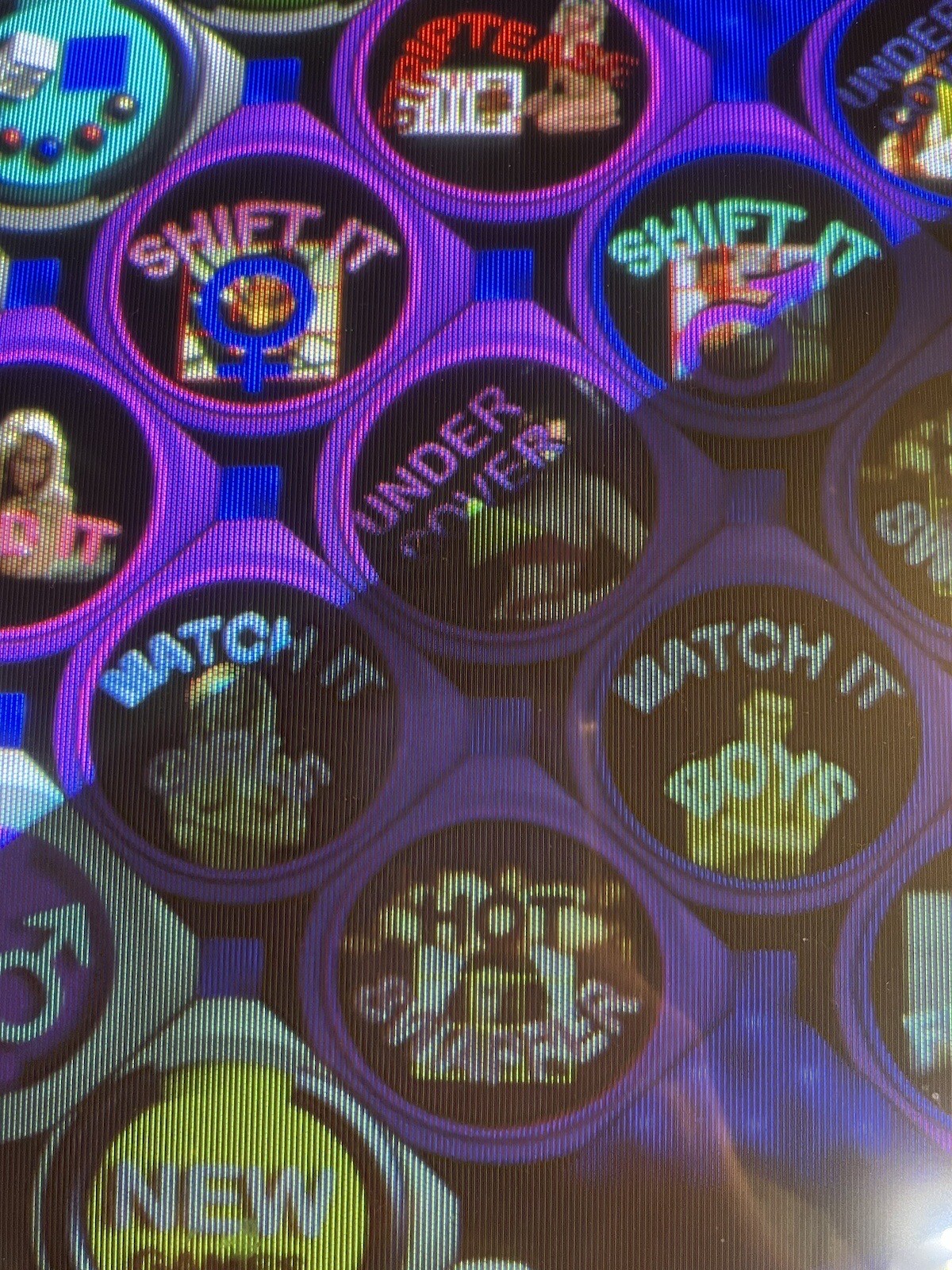 Arcade Machine Touchscreen Photo Hunt Multi Game Silver Ball 1990s Man Cave VTG