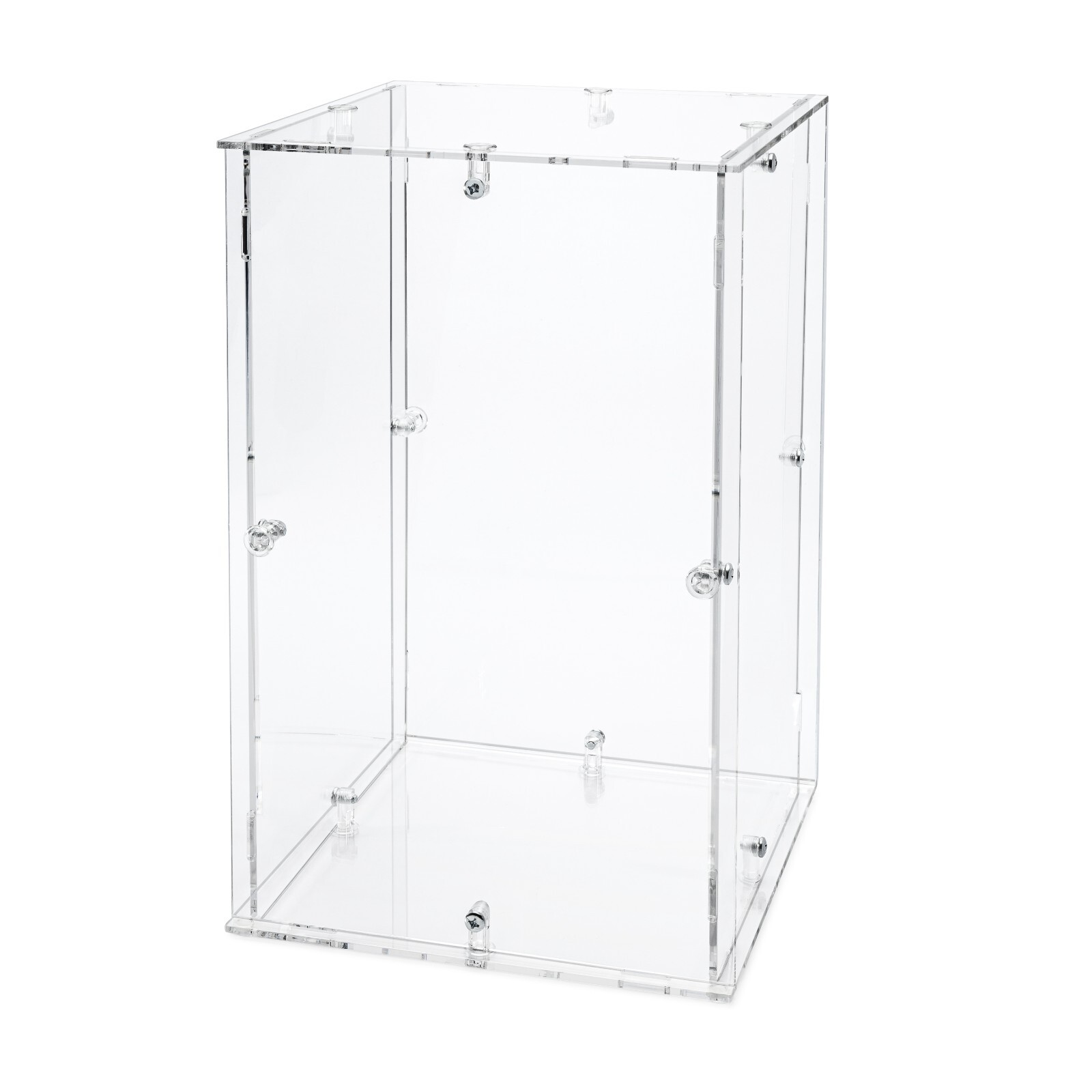 Clear Choice 6-Sided Acrylic Box – Easy to Assemble, for Displaying Collectibles