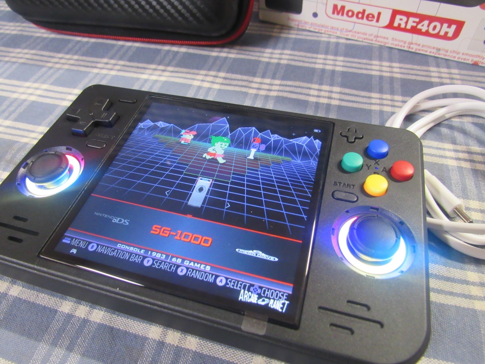RF40H Retro Handheld Game Console 4.0″ Pre-Loaded Games (Open Box) FREE SHIPPING