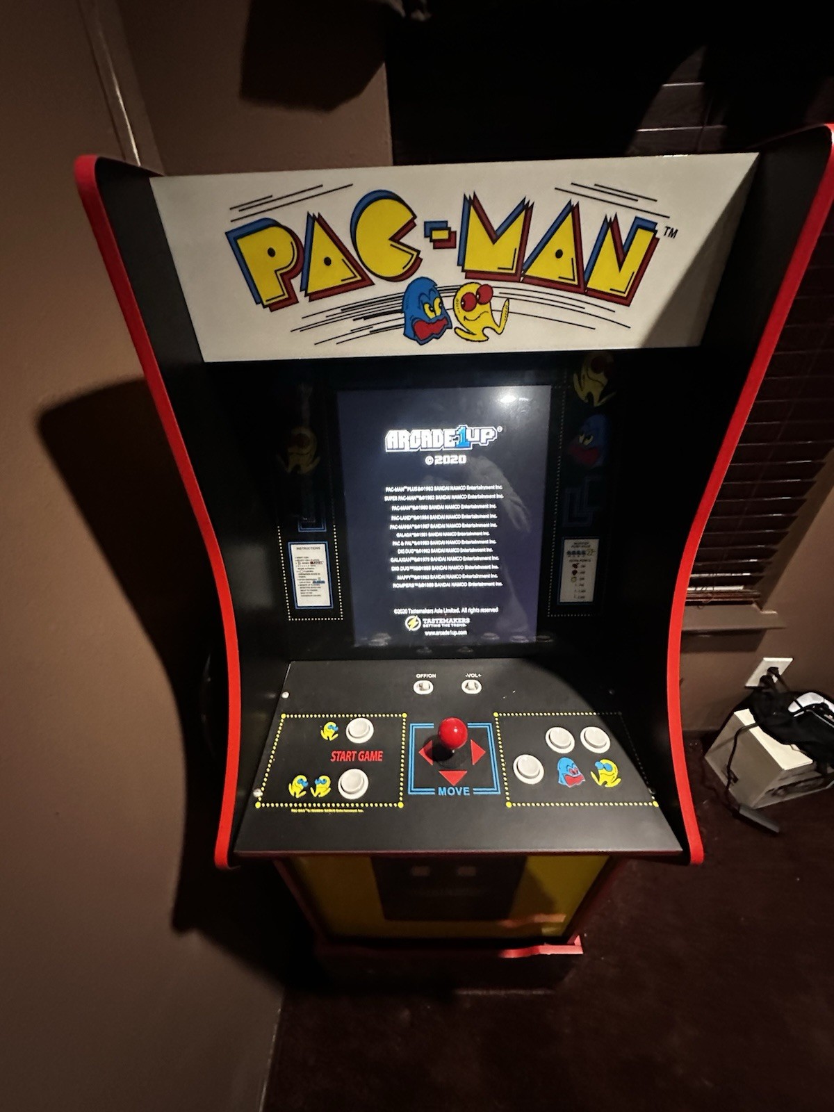 Arcade1Up Pac-Man Legacy Edition Upright Arcade Machine Cabinet (2020)