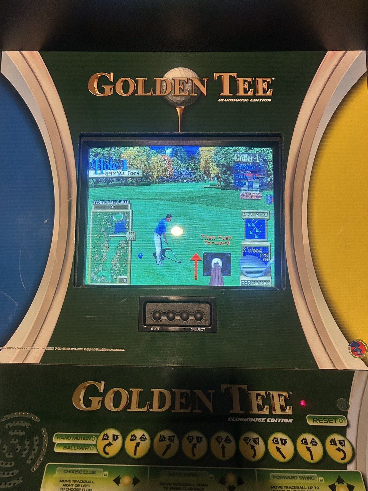 Golden Tee Clubhouse Edition Arcade Game 2006 Full size