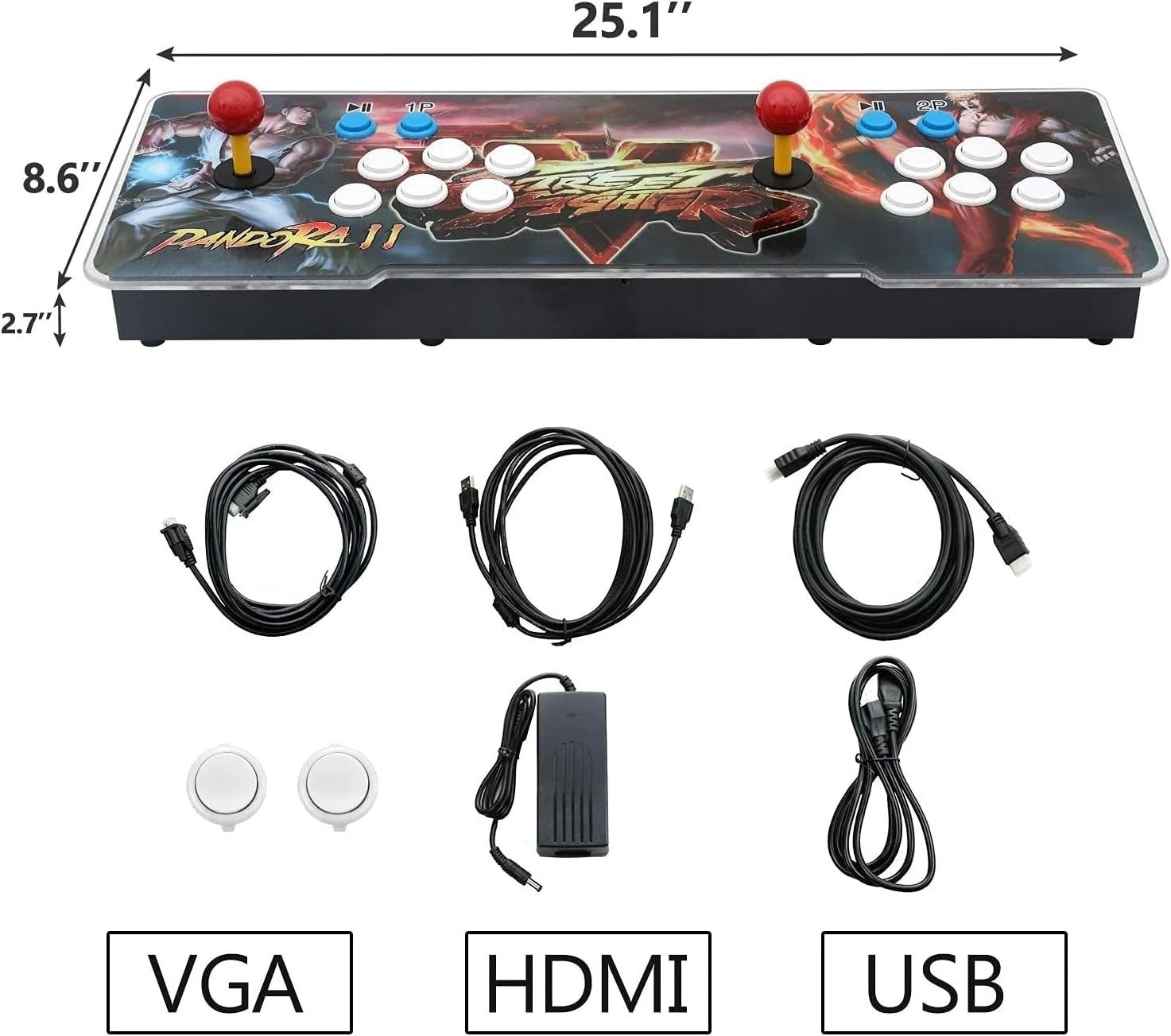 30000 Games in 1 Arcade Game Console ,Pandora Treasure 3D Double Stick,30000 …