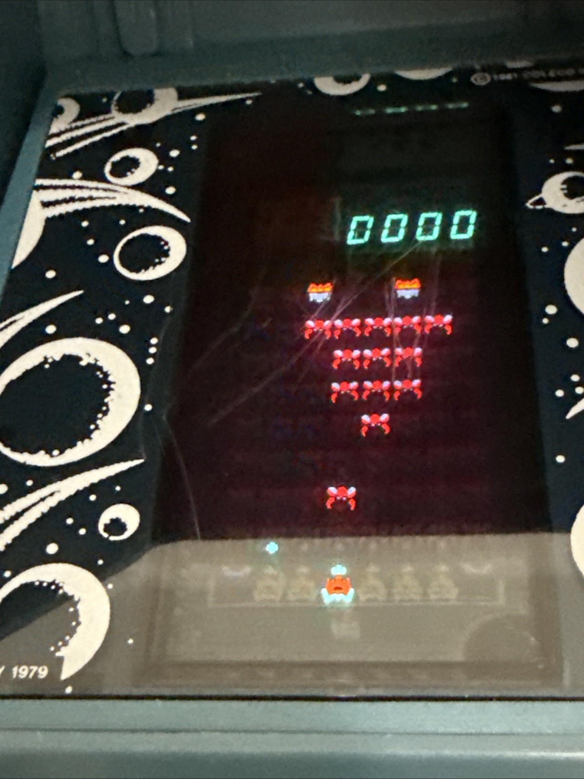 VTG 1981 Coleco – Galaxian Mini Tabletop Mini Arcade Game Nintendo Midway WORKS