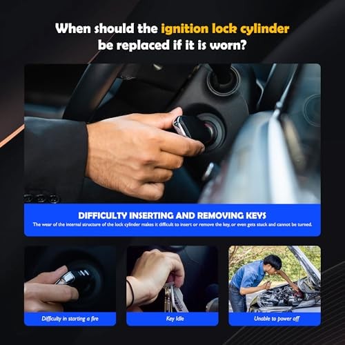 Ignition Switch Lock Cylinder with Key Compatible with Chevy GMC C1500 924-791