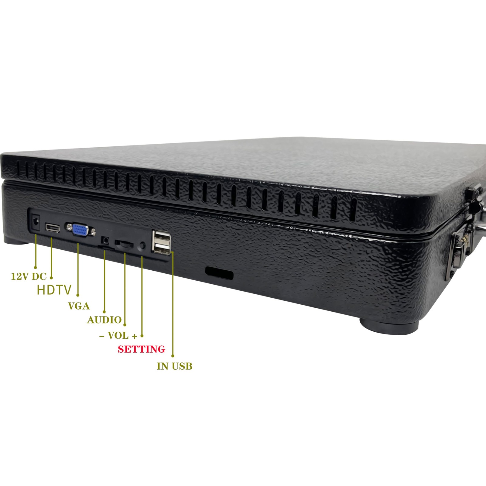 WYGAMING Portable 20000 in 1 Metal Box 3D 20.86 x 12.99 x 14.96 inches, Black