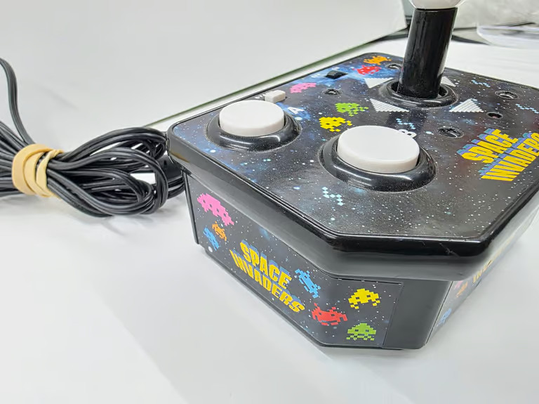 Taito Space invaders Video Game 5642 Plug N Play Arcade Joy Stick Tested Works