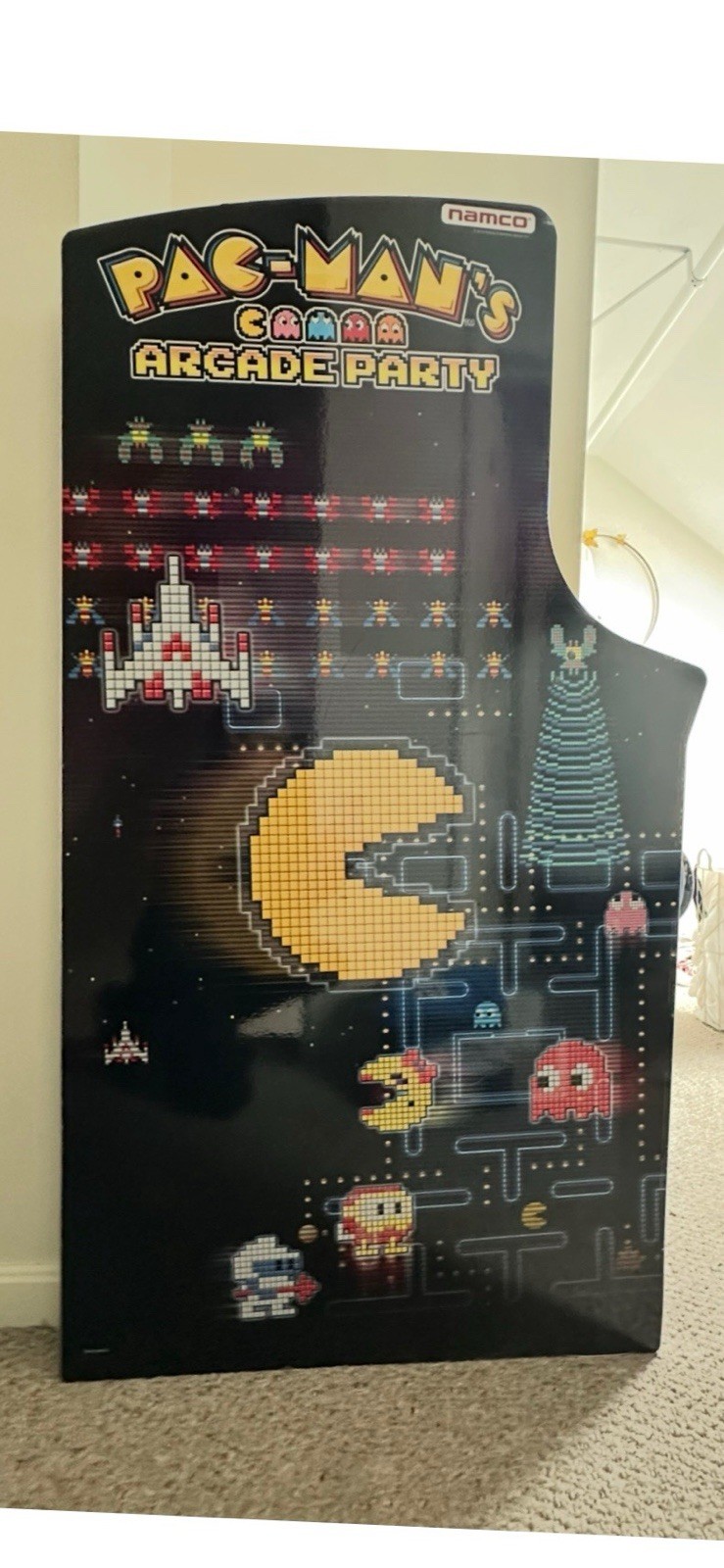 Namco Stand Up Ms Pacman Arcade Party With 13 Games. Mint Condition.