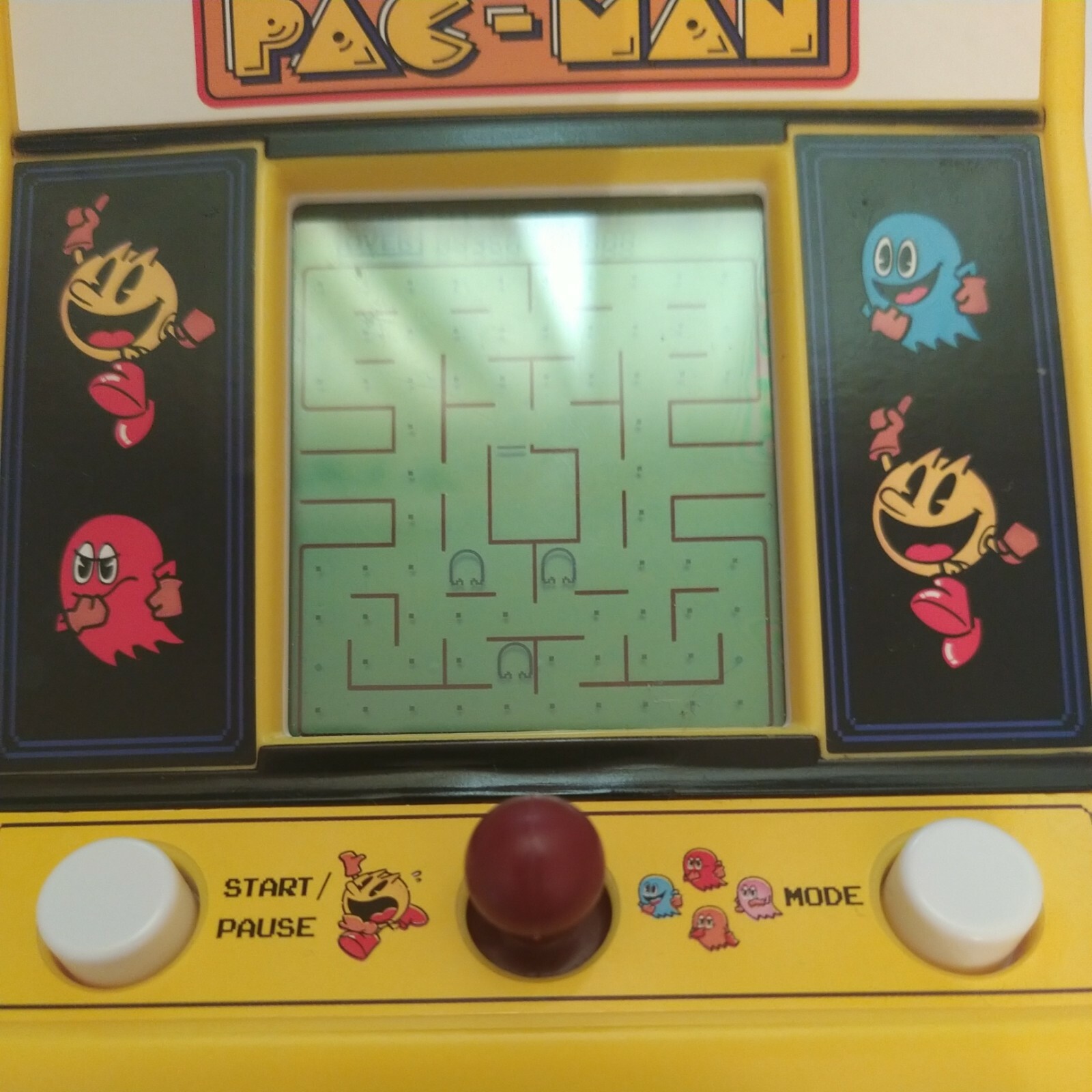Pac-Man Retro Mini Arcade Handheld Game Classic Namco Basic Fun #09521 Works!