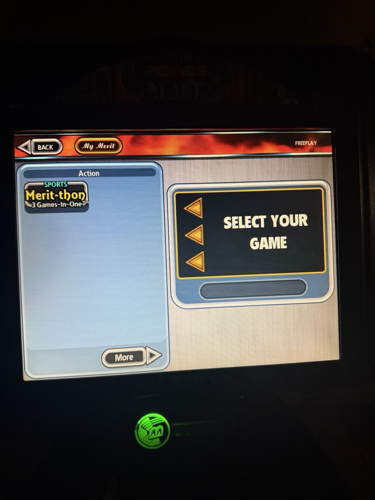 2007.5 Merit Megatouch Force Evo Countertop Touchscreen Arcade Game Machine