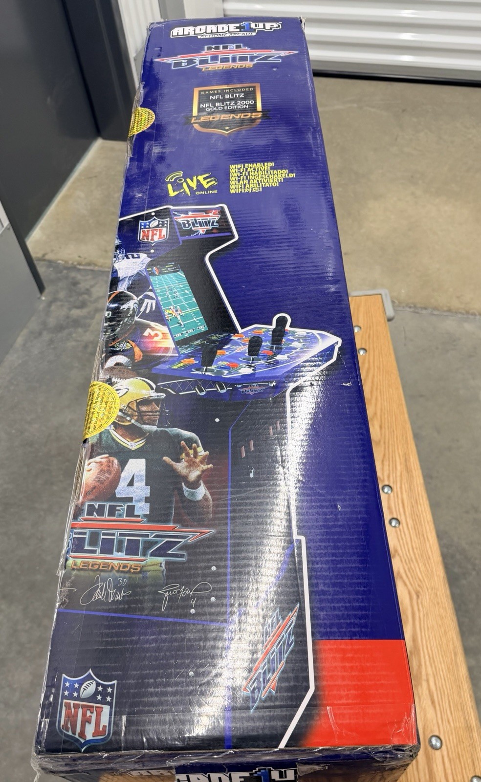 NEW Factory Sealed Arcade1Up NFL Blitz Legends WiFi 4 Player Arcade NFL-A-207410