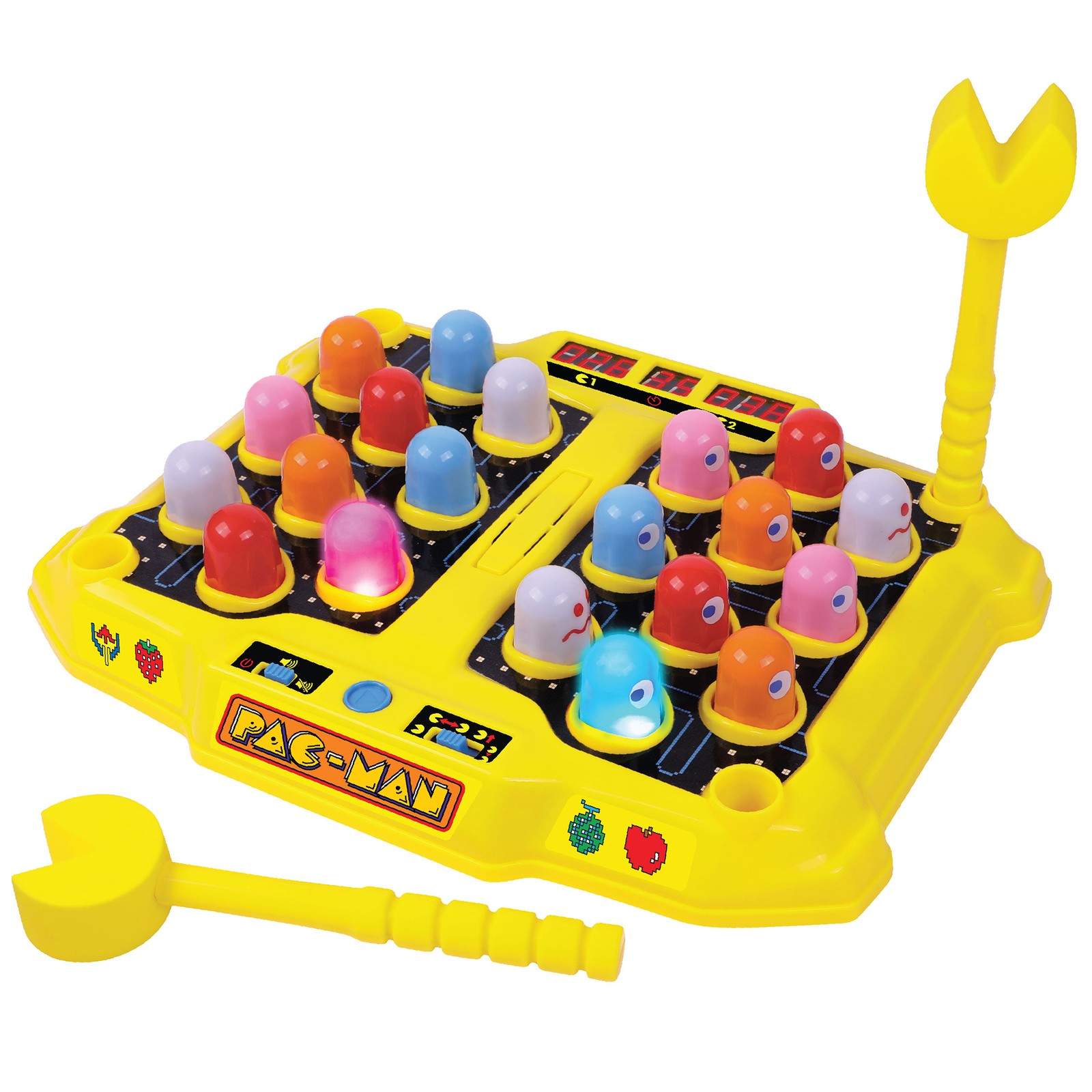 Pac-Man Arcade Smash-A-Ghost – Premium Series, Lights & Sounds, 4 Game Modes