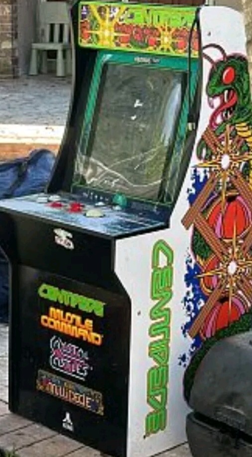 RETROCADE 4 in 1 Full Size Arcade Game Multicade CLASSIC ( Not Working ) You Fix