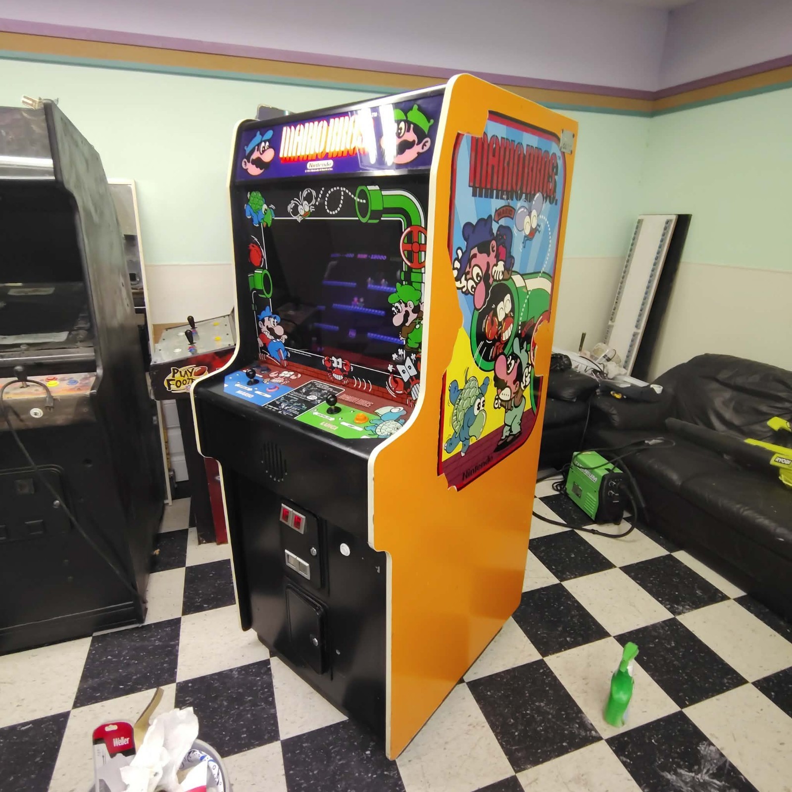Nintendo Mario Bros Full Size Arcade Machine – Original And dedicated Wide Body