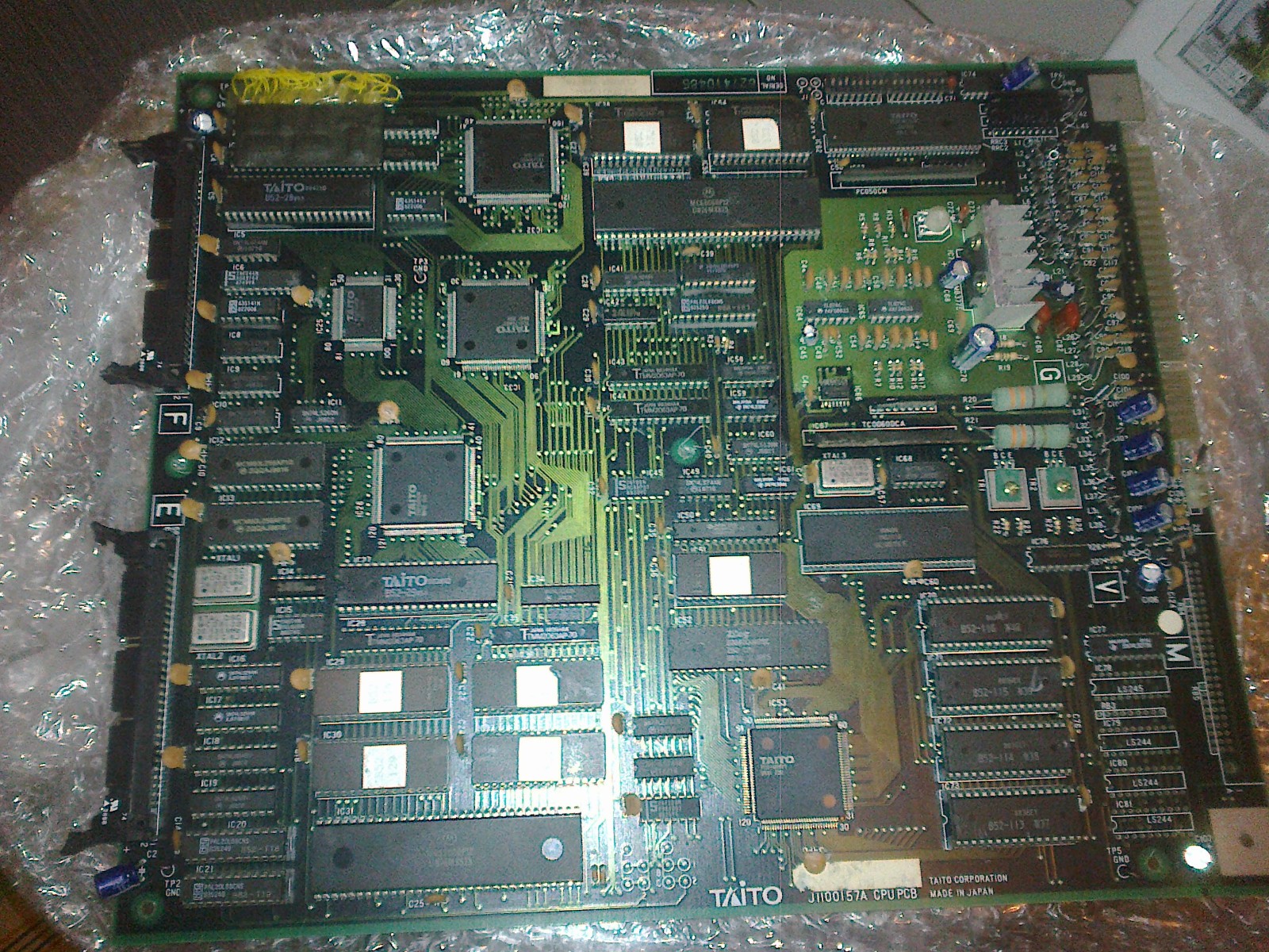 ORIGINAL TAITO CHASE HQ PCB board CHASE H.Q. 1988 untested as is -see the photos