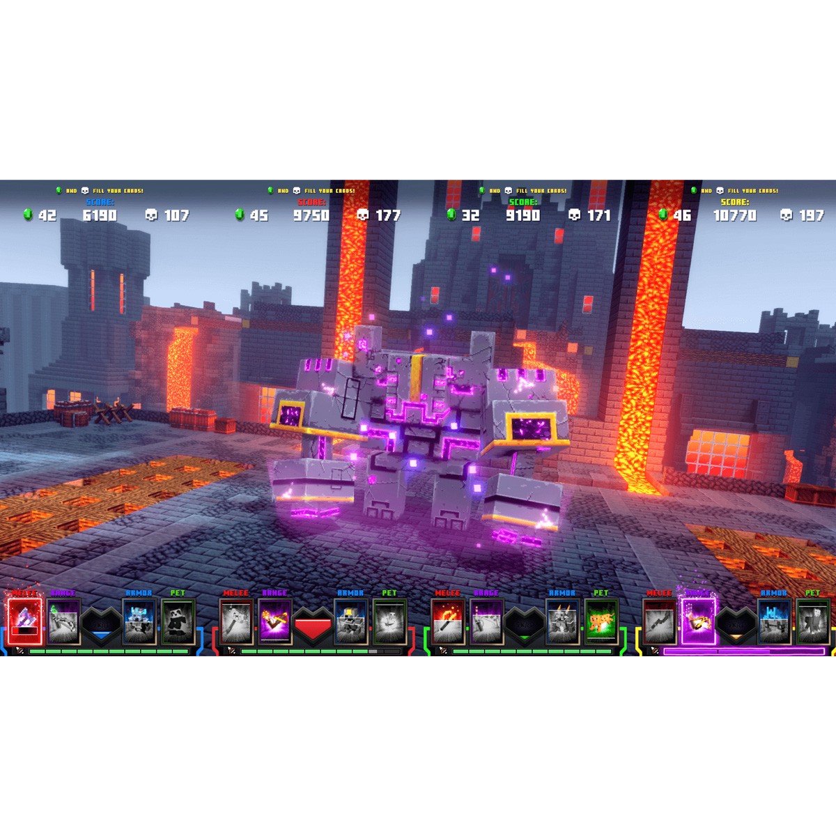 Raw Thrills Minecraft Dungeons Arcade – 4 Player