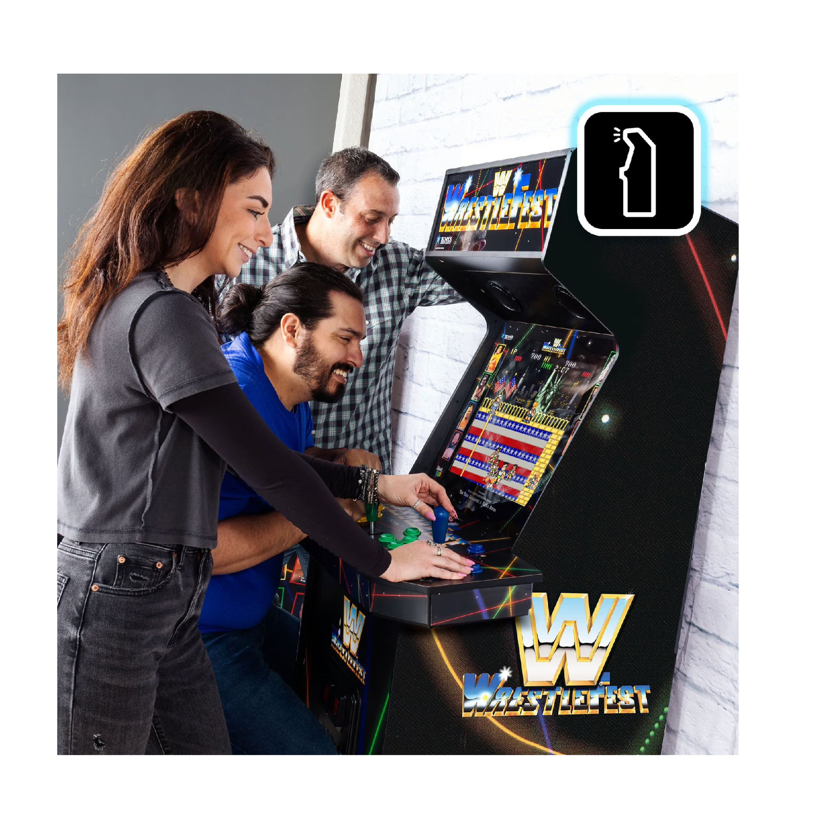 4 Player WWE Supreme Series Premium Arcade Cabinet 5 Games Included