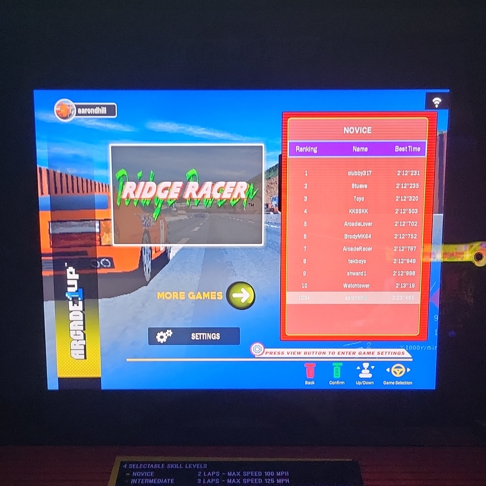 Arcade1Up Ridge Racer Racing Arcade Cabinet – Upright Game Room Machine