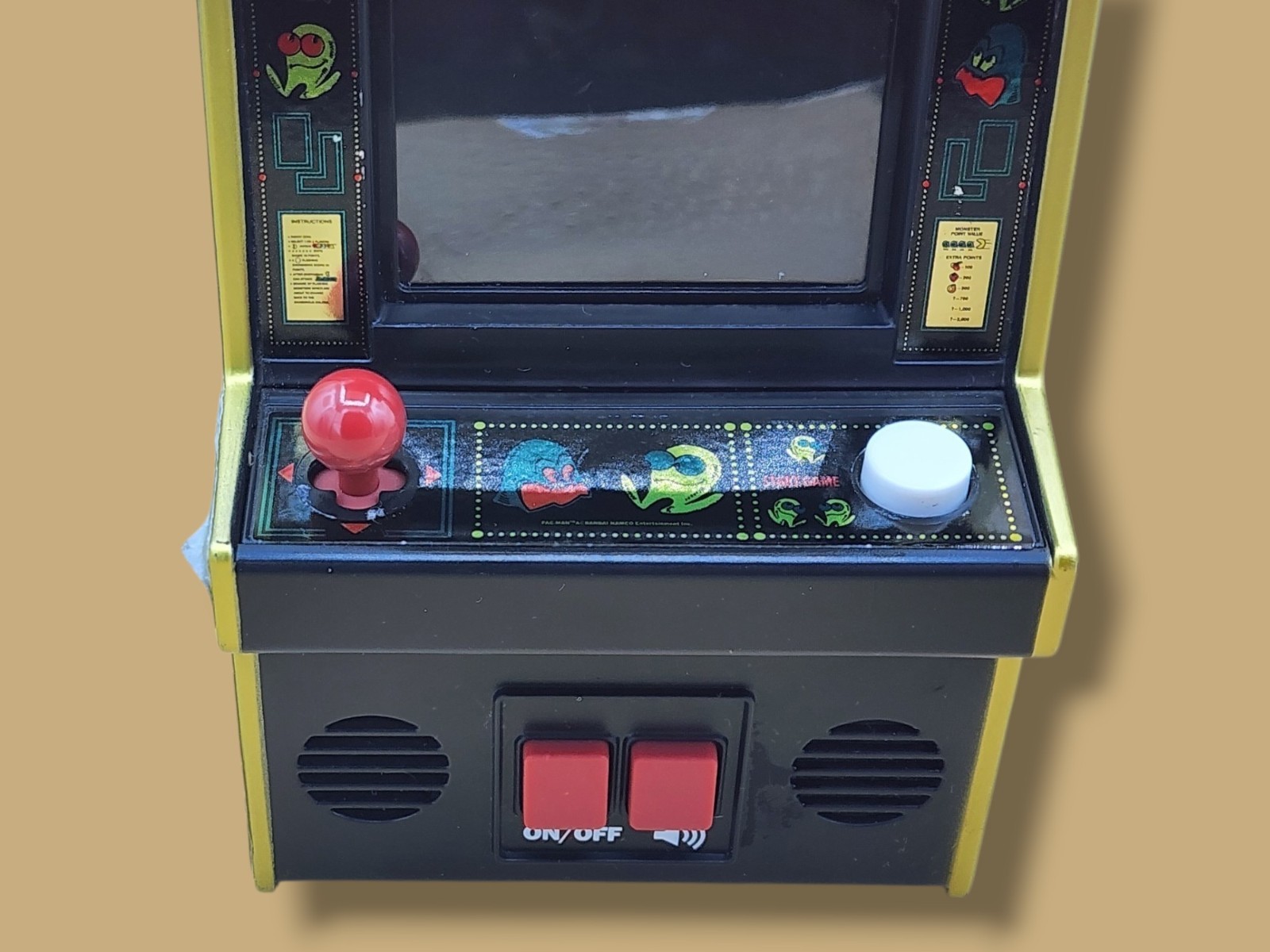 2020 Basic Fun Pac-Man 40th Anniversary Gold Mini Arcade Walmart Exclusive