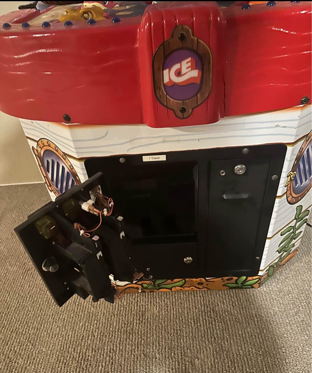 ICE Hammerhead WHACK A MOLE Arcade Redemption Game Machine – WORKING (Free Play)
