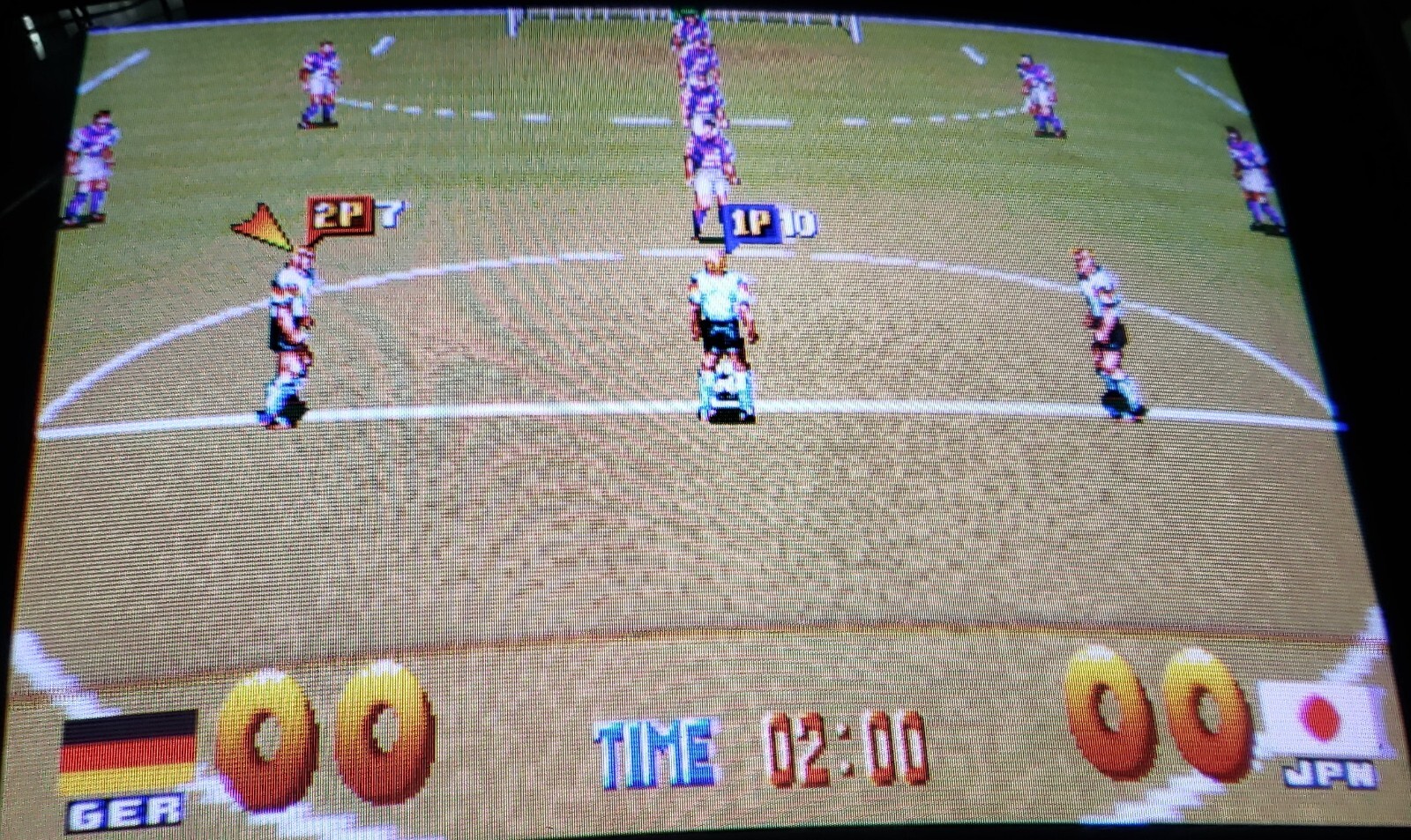 Grand Striker Human Cup Arcade Video Game PCB Human 1993