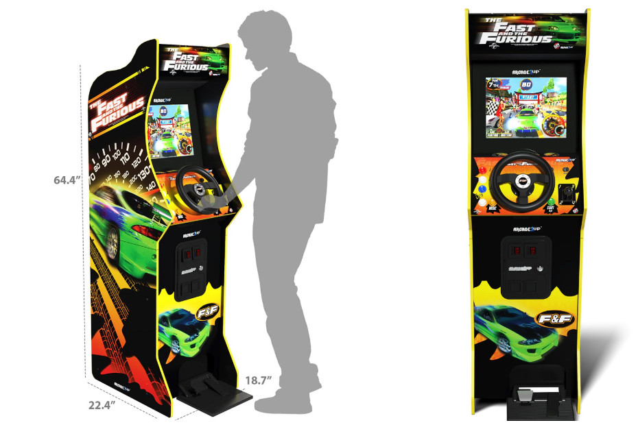 Arcade1Up The Fast and The Furious Arcade Game