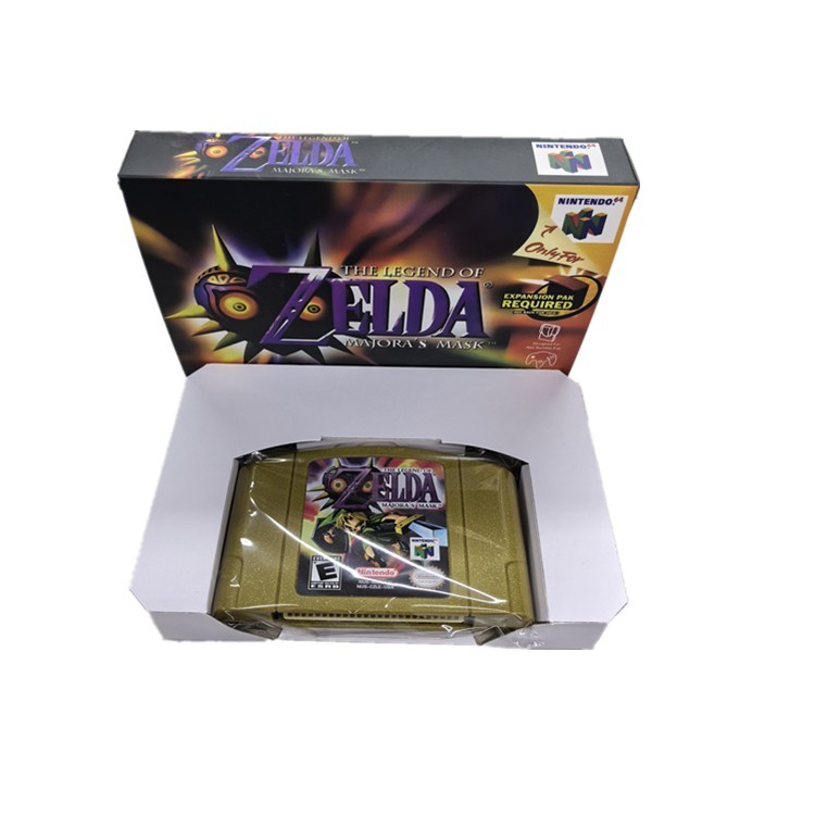 US Version Zelda majoras mask Video Games Card With Box for Nintendo 64 Console