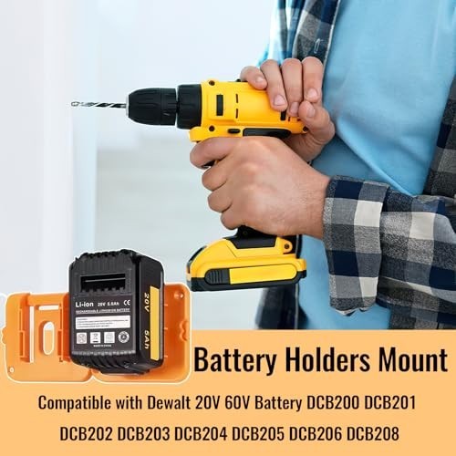 2 Set Spring Kits with Steel Balls, Belt Clips & Battery Holders for 20V Tools