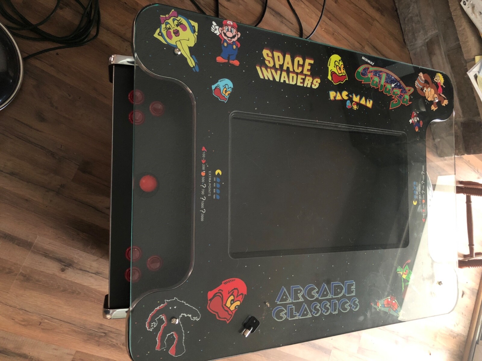  classic arcade video games pac man, space invaders, galaga, 400+ games 2 STOOLS