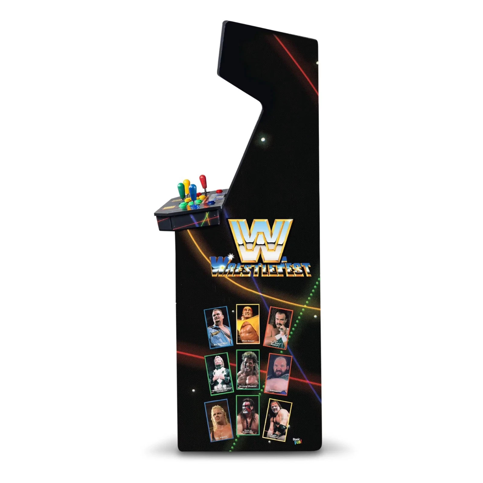 4 Player WWE Supreme Series Premium Arcade Cabinet, 5 Games Included