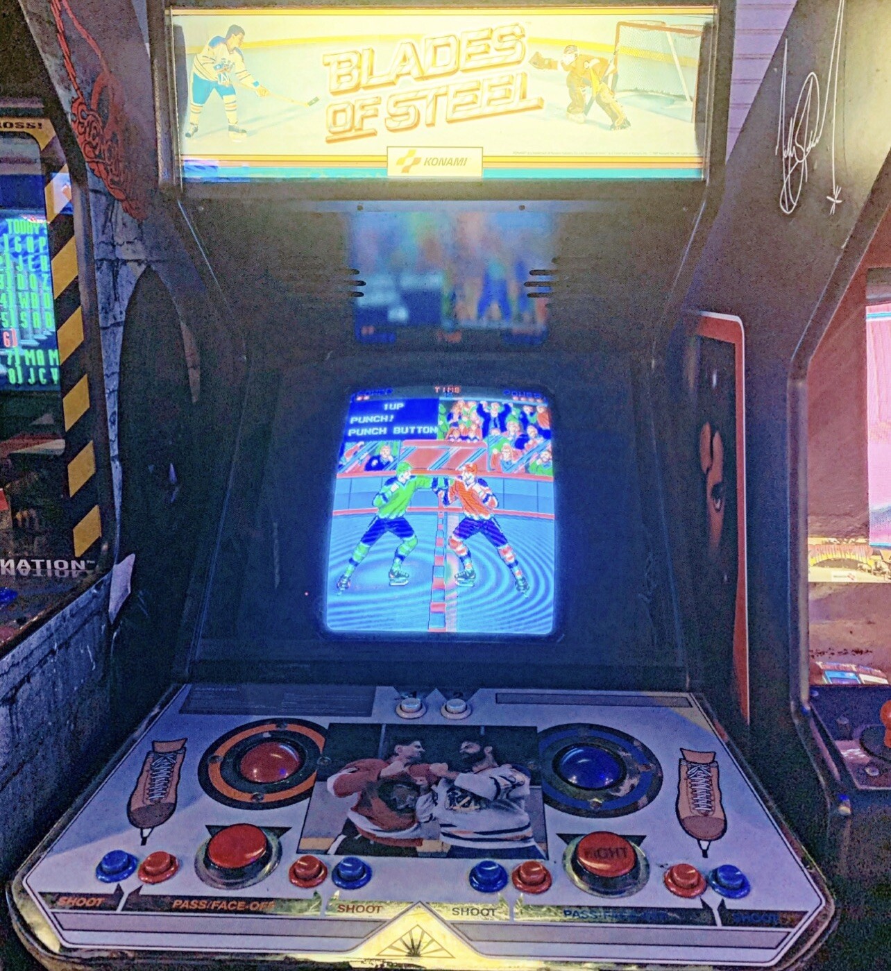 Blades Of Steel Classic Arcade Game Fullsize Arcade Vintage Excellent