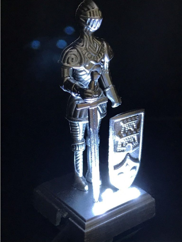 The Addams Family TAF Pinball Machine KNIGHT (suit of armor) LED Mod