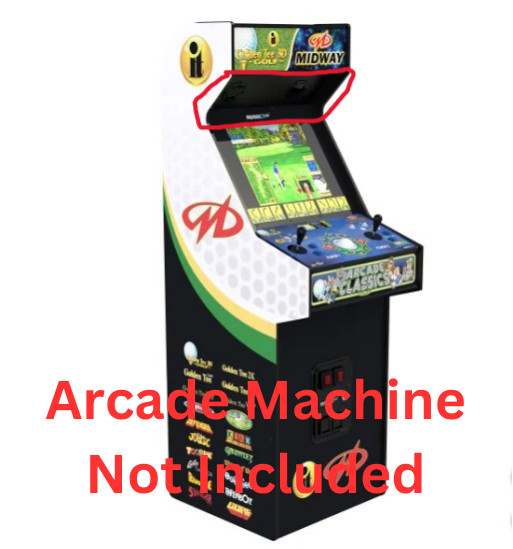 Golden Tee 3D X Midway Legacy XL Arcade Machine Replacement Speaker Set See Pics