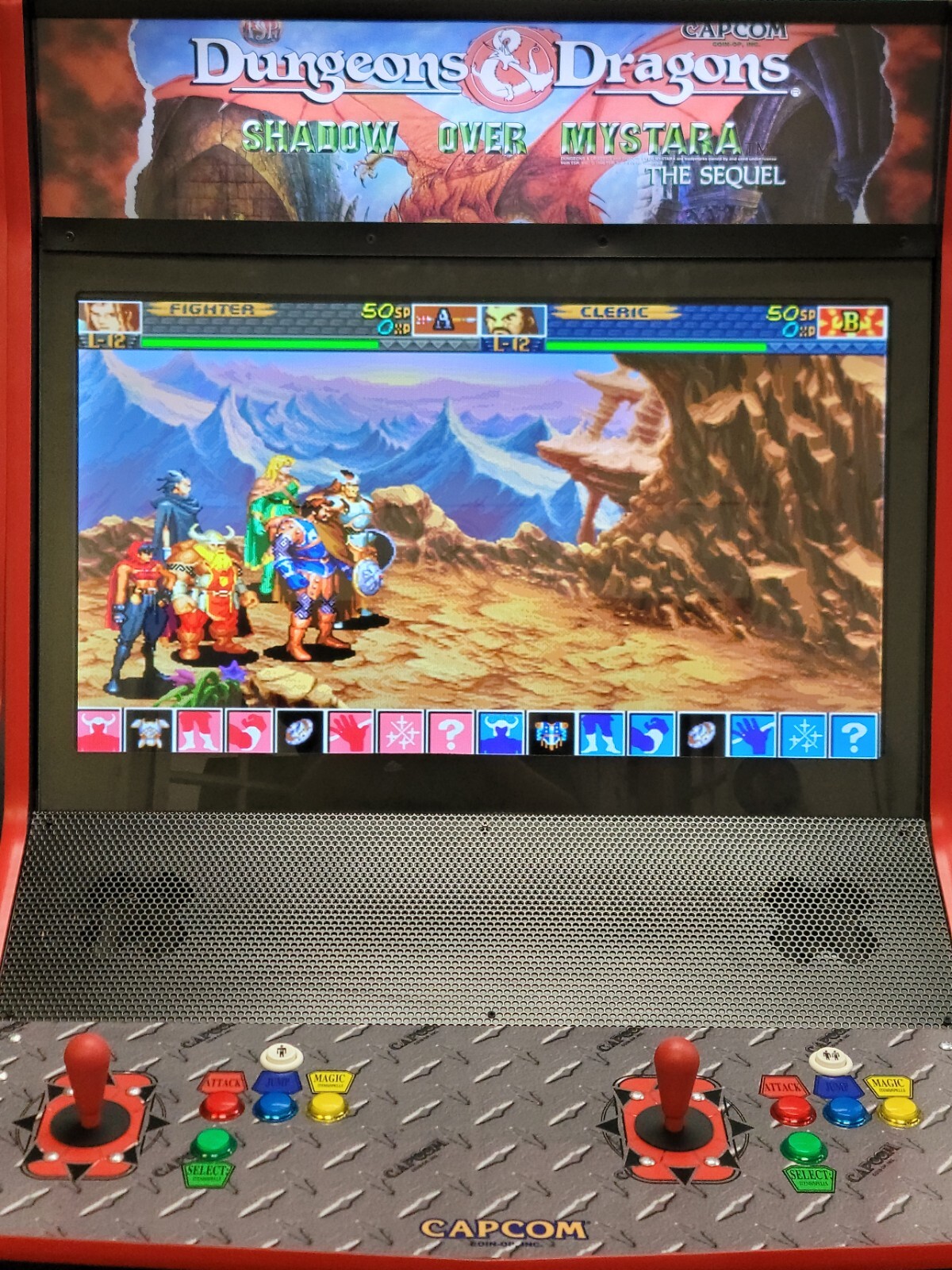 New Capcom Dungeon & Dragon Shadow over Mystara Custom Arcade Game 32″ LCD