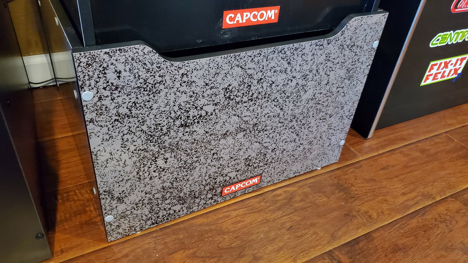 Arcade1up Custom Parts – Street Fighter Riser Screw Hole Gray Caps/Covers
