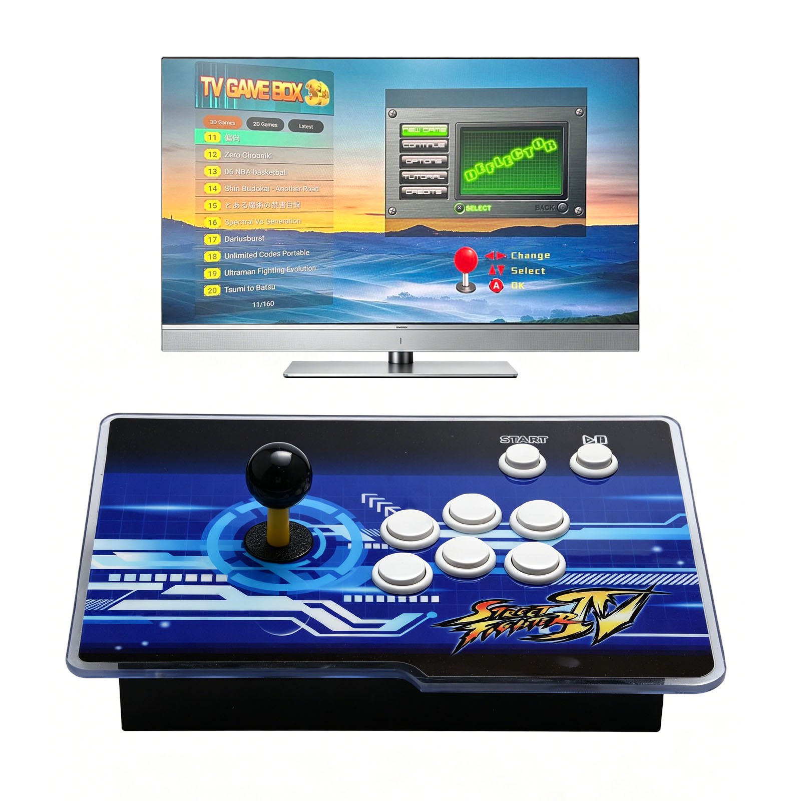 Pandora Box 2413 Retro Arcade Game Console with HDMI VGA for 2-3 Players Save