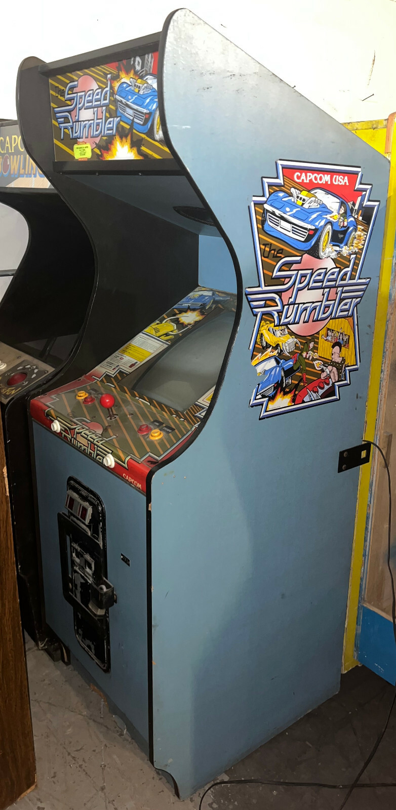 SPEED RUMBLER ARCADE MACHINE by CAPCOM (Excellent Condition) *RARE*
