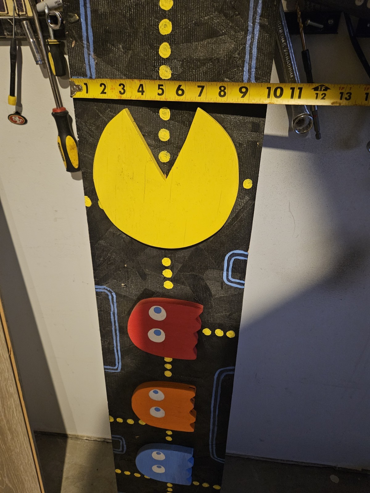 PAC MAN ARCADE GAME WOOD SIGNAGE COOL VINTAGE ART CLASSIC